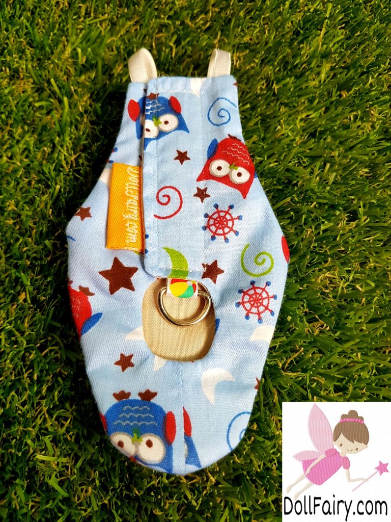 Owl Pattern Bird Diaper Flight Suit DollFairy